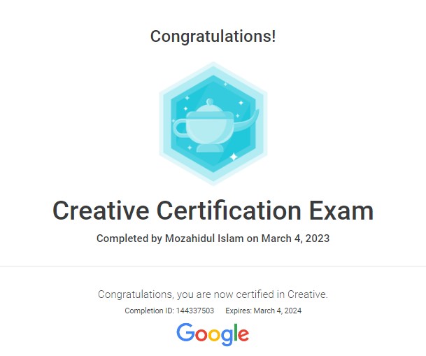 Creative Certification _ Google